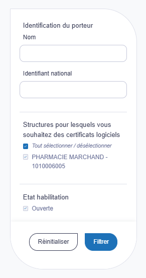 J'accède à la page avec la liste des délégués